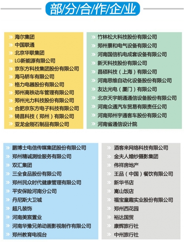 鄭州市電子信息工程學校合作企業